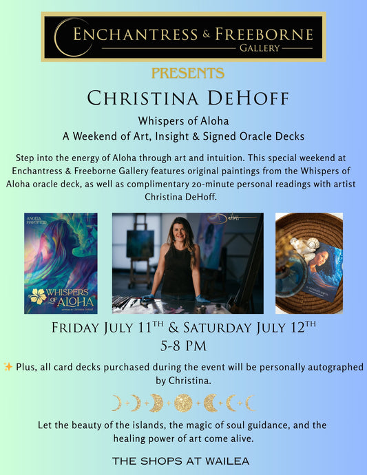 Christina DeHoff, Art Show! Friday July 11th & Saturday July 12th from 5-8 PM