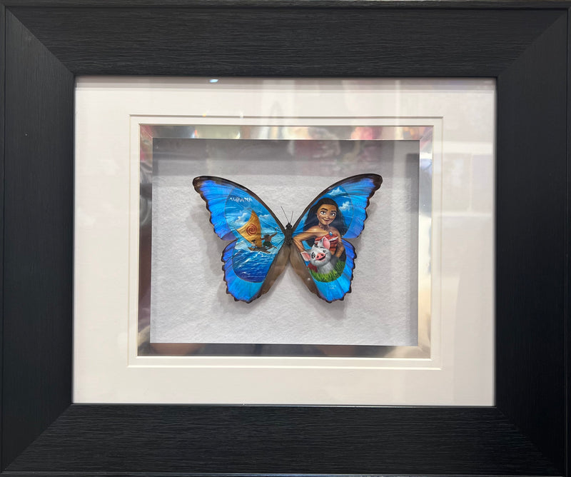 "Moana" - Original Artwork on Butterflies by Cristiam Ramos