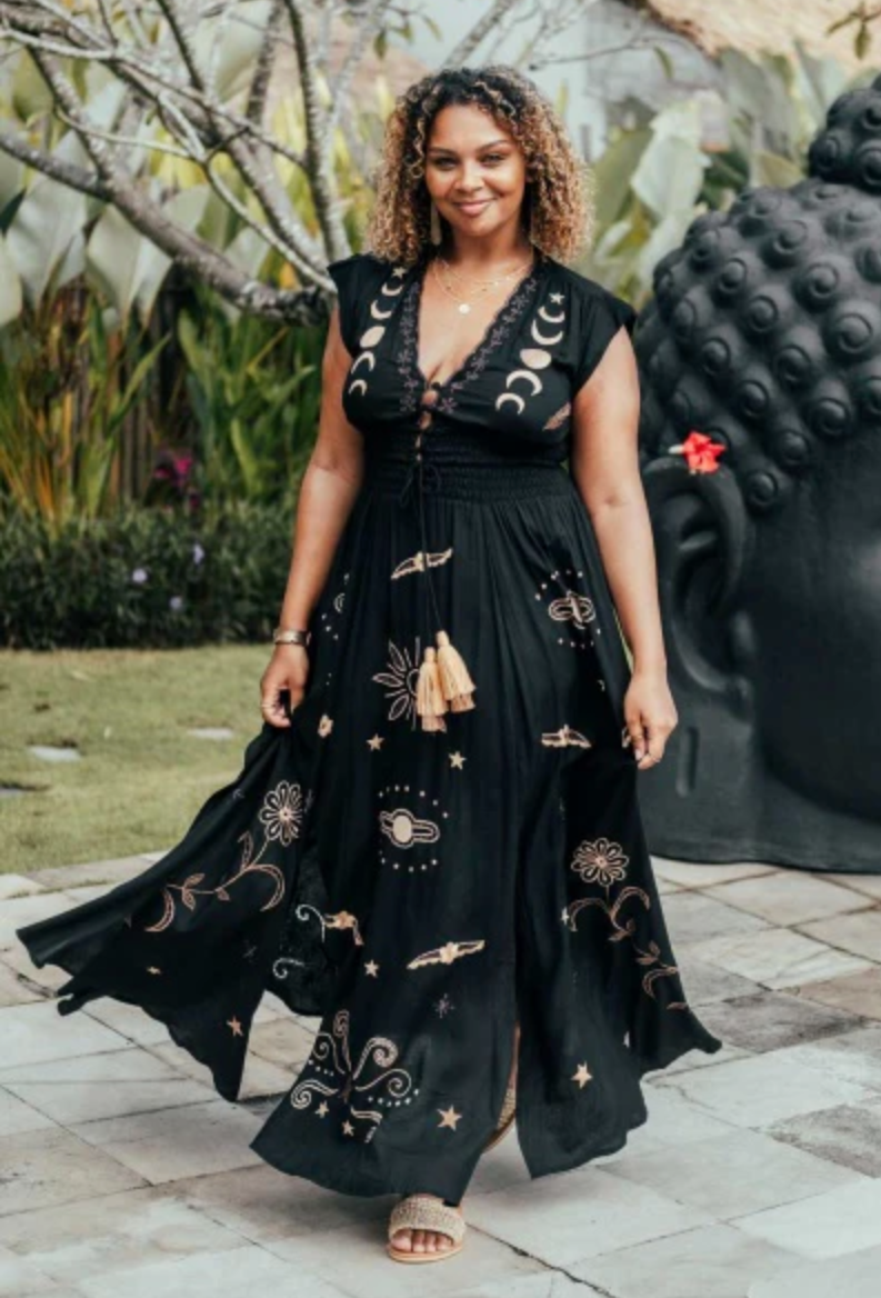 Angelina Gown (Black) by Zaimara made in Malta