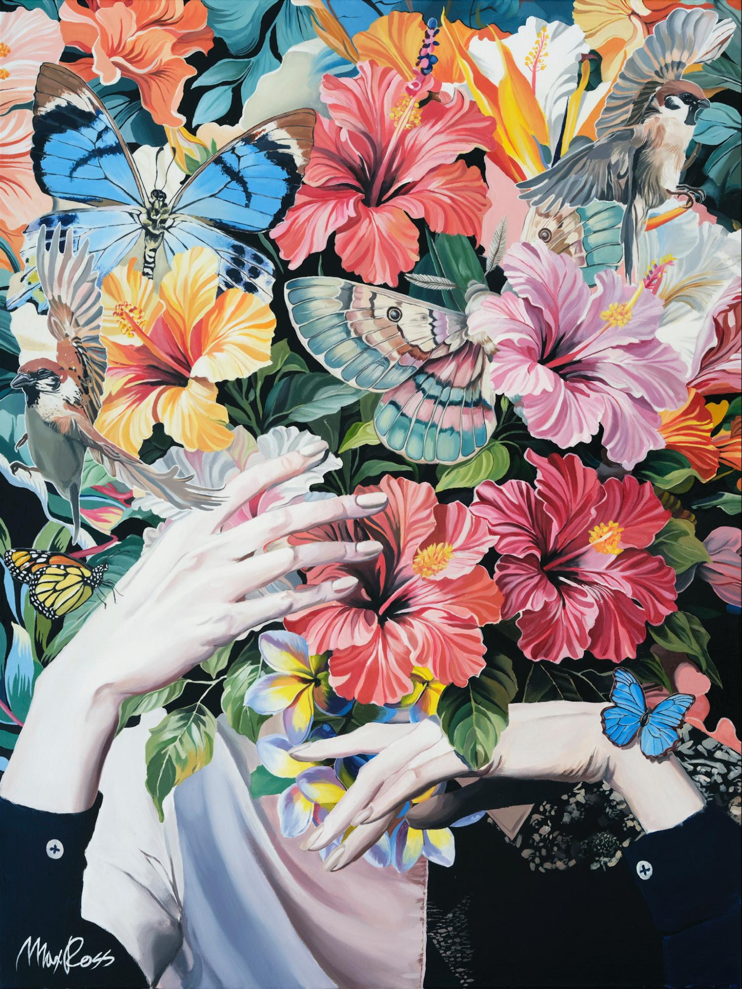 "Floral Revery" by Max Ross - Maui Artist