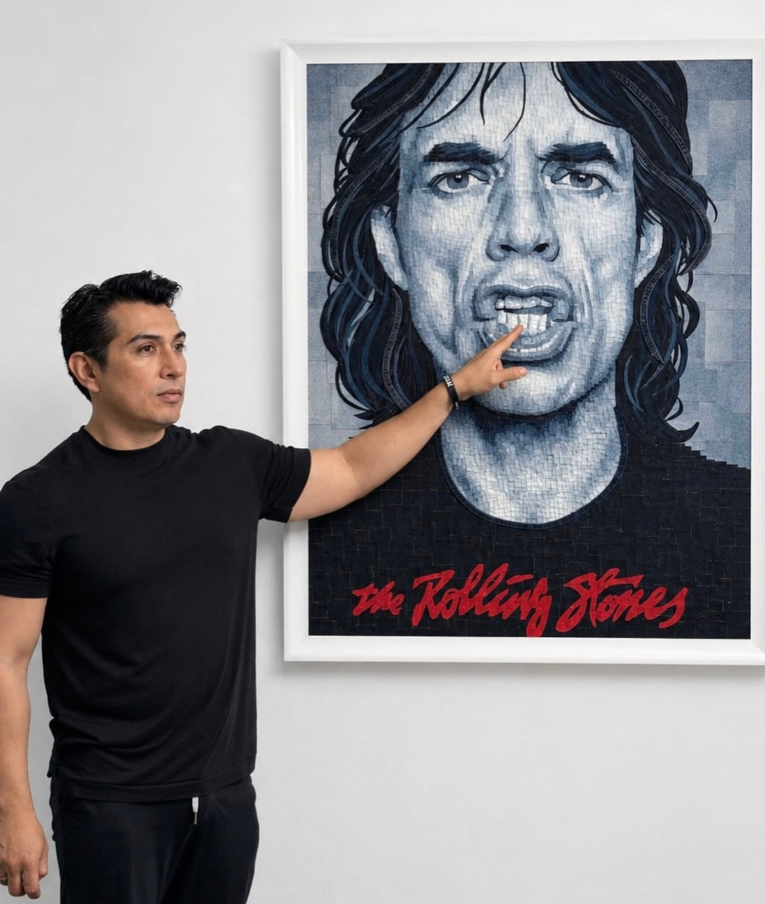 Mick Jagger in Denim: When Two Icons Become One