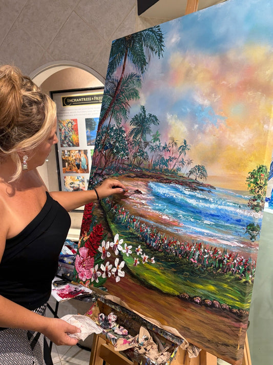 Live Art, Island Nights: Beck Paschoal at Enchantress & Freeborne Gallery