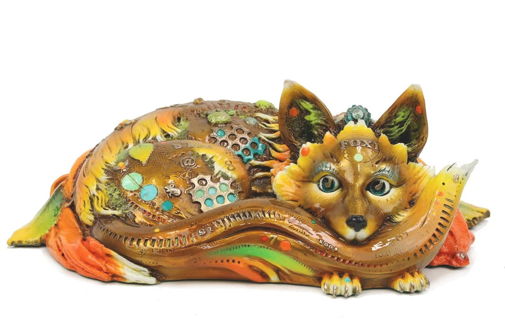 Nano Lopez "Foxy Medium" Bronze Fox Sculpture