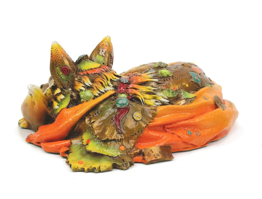 Nano Lopez "Foxy Medium" Bronze Fox Sculpture