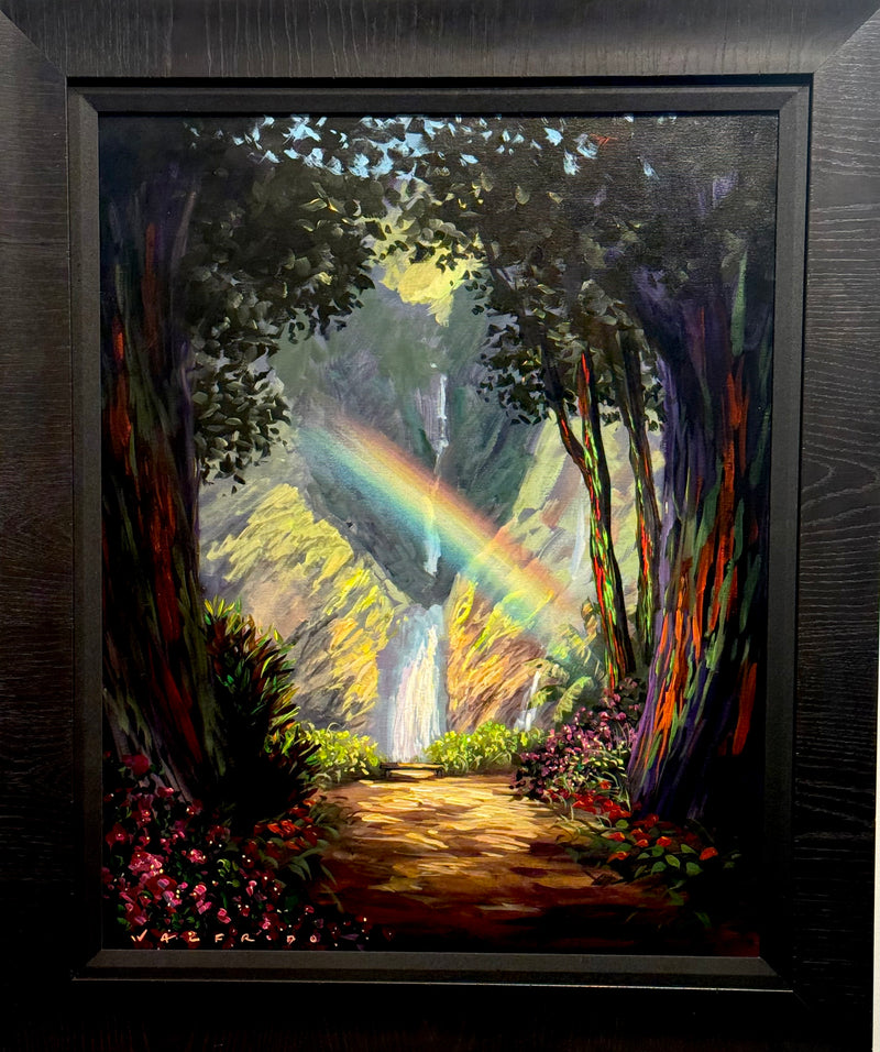 "Rainbow Connection"  by Walfrido ORIGINAL PUBLISHED WG 24"W x 30"H