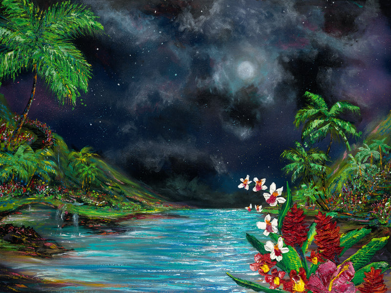 "Magic Within" Original Available 36x48 - and Limited Edition Giclee Prints by Maui Artist - Beck Pashcoal