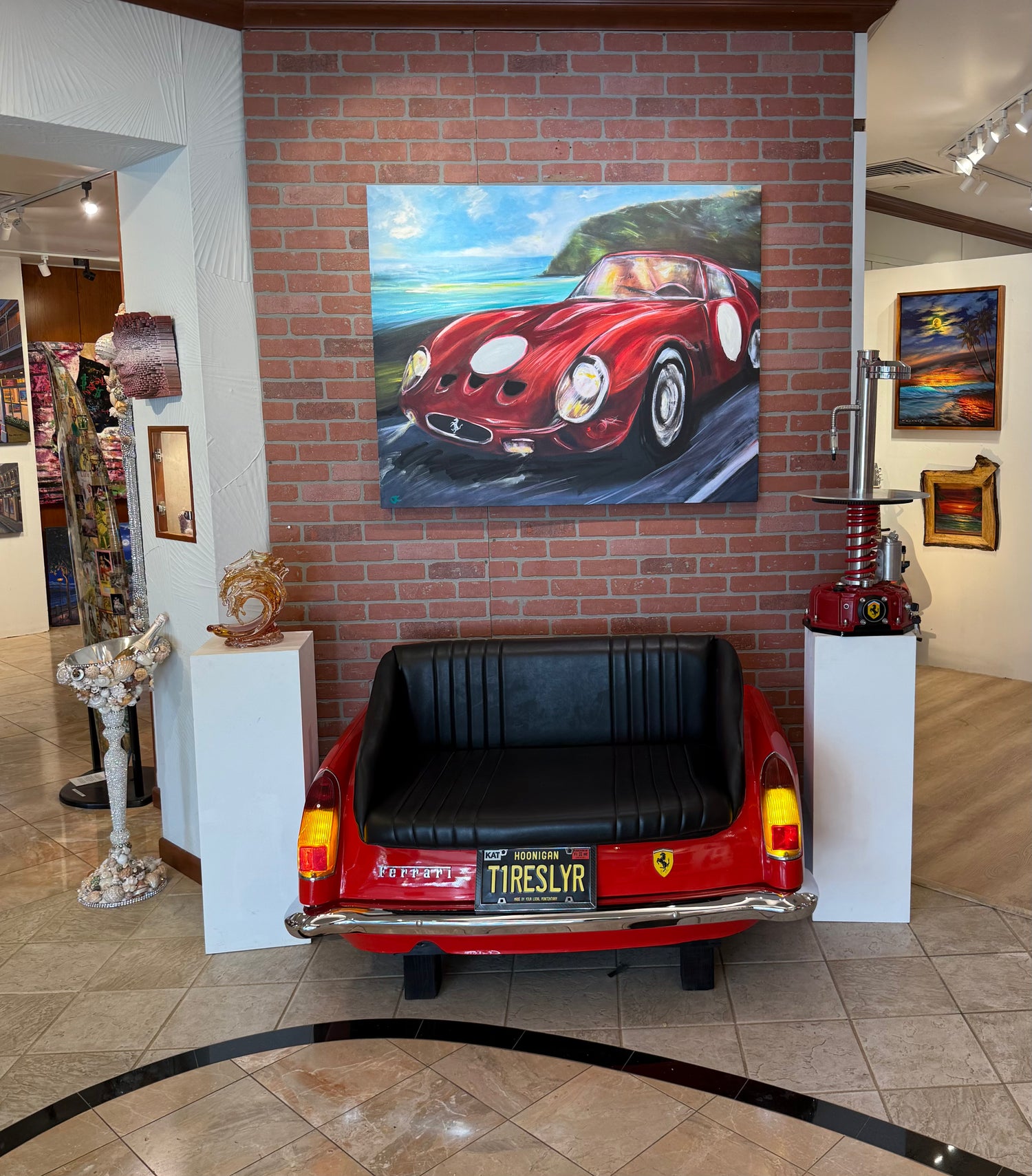 "Red Car Couch" by James Freeborne Welch