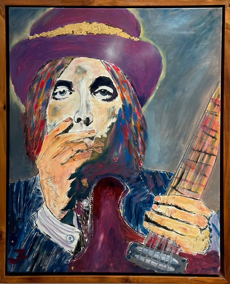 "Good to be King"  37x49 Framed - Tom Petty by James Freeborne Welch