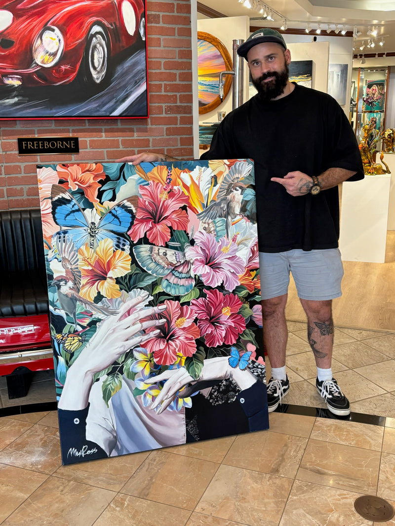 "Floral Revelry" by Max Ross - Maui Artist