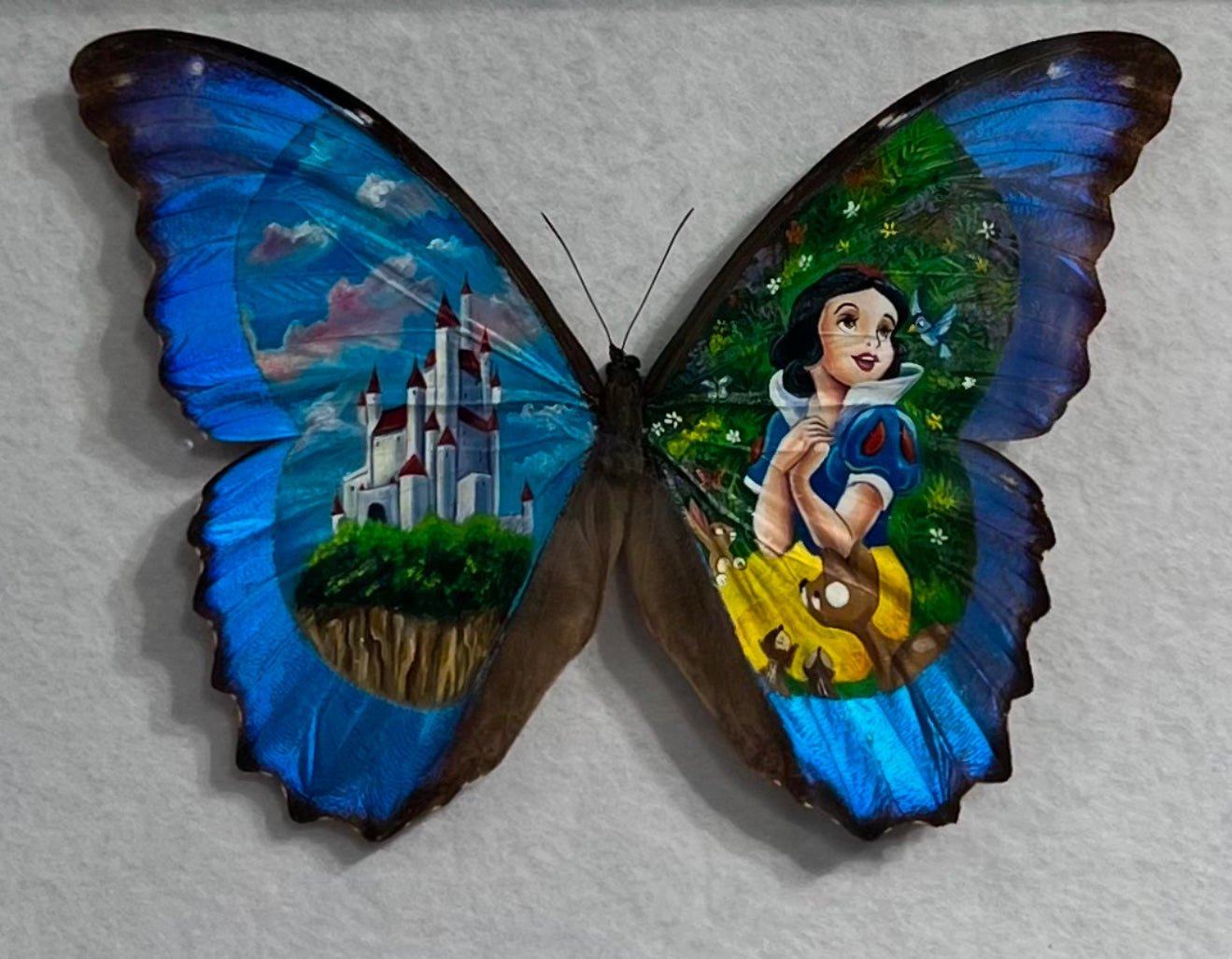 "Snow White" - Original Artwork on Butterflies by Cristiam Ramos