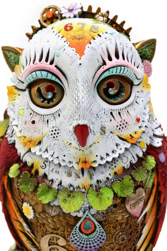 Nano Lopez "Samantha Medium" Bronze Owl Sculpture