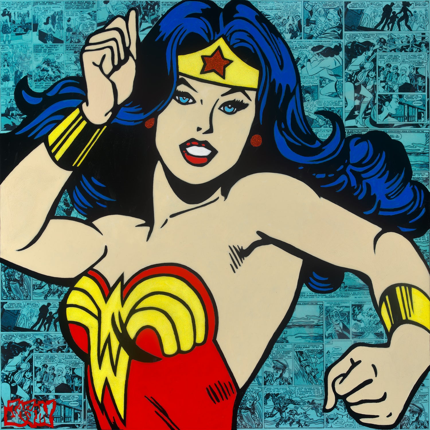 Wonder Woman 40x40 Limited Edition Print