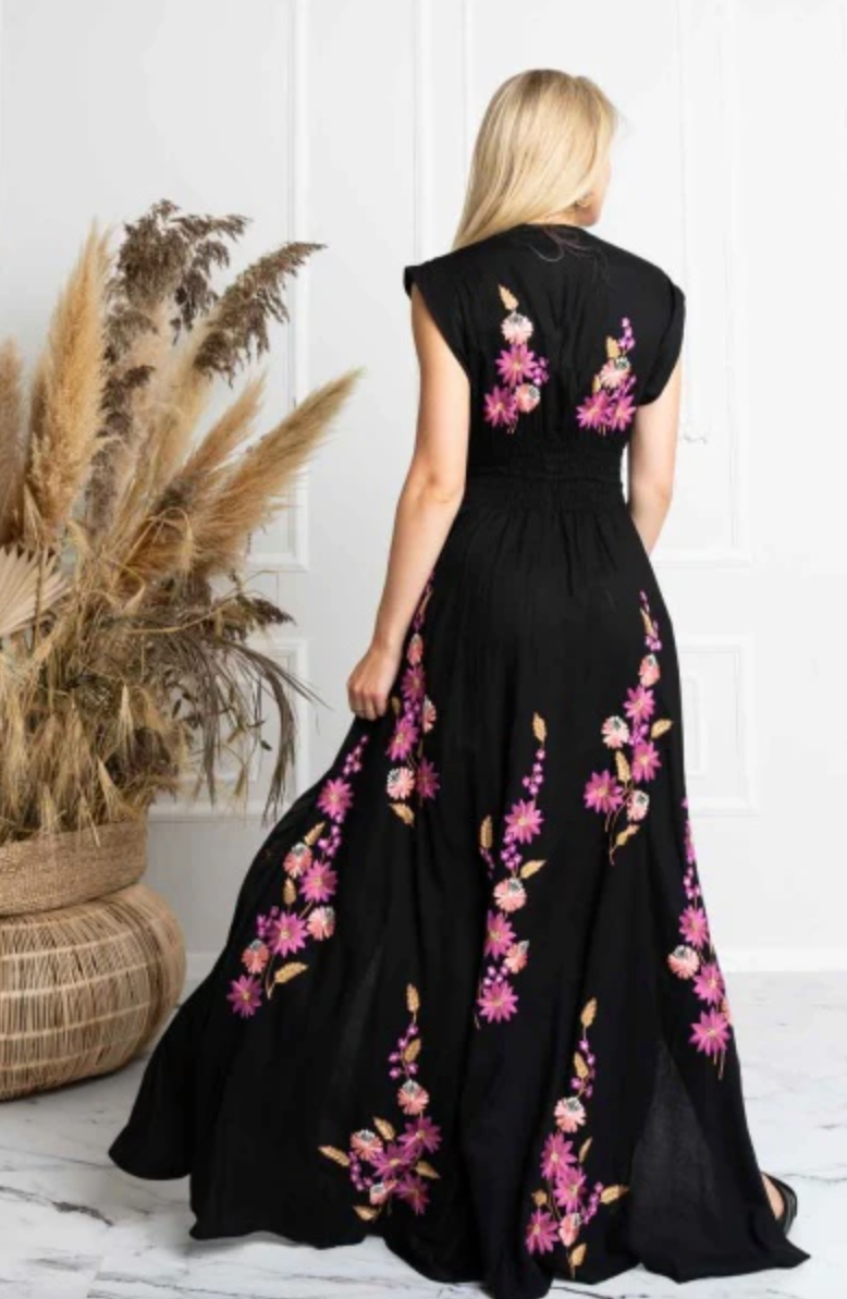 Blossom Maxi Gown by Zaimara made in Malta