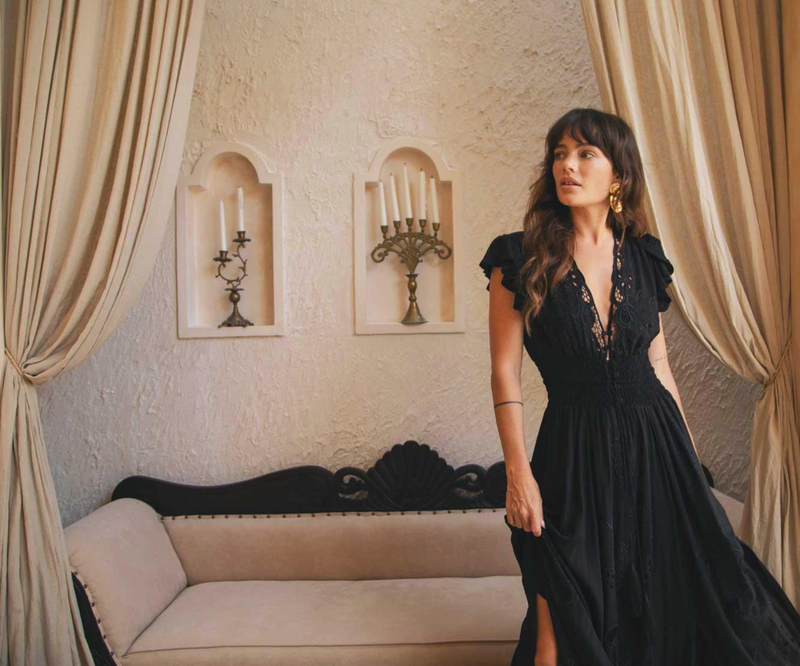 Glamour Maxi Gown by Zaimara Black -made in Malta