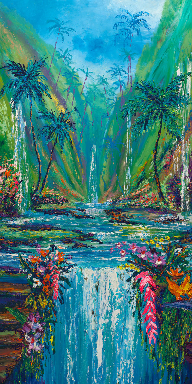 "Seventh Heaven" Original and Limited Edition Giclee Prints by Maui Artist - Beck Pashcoal