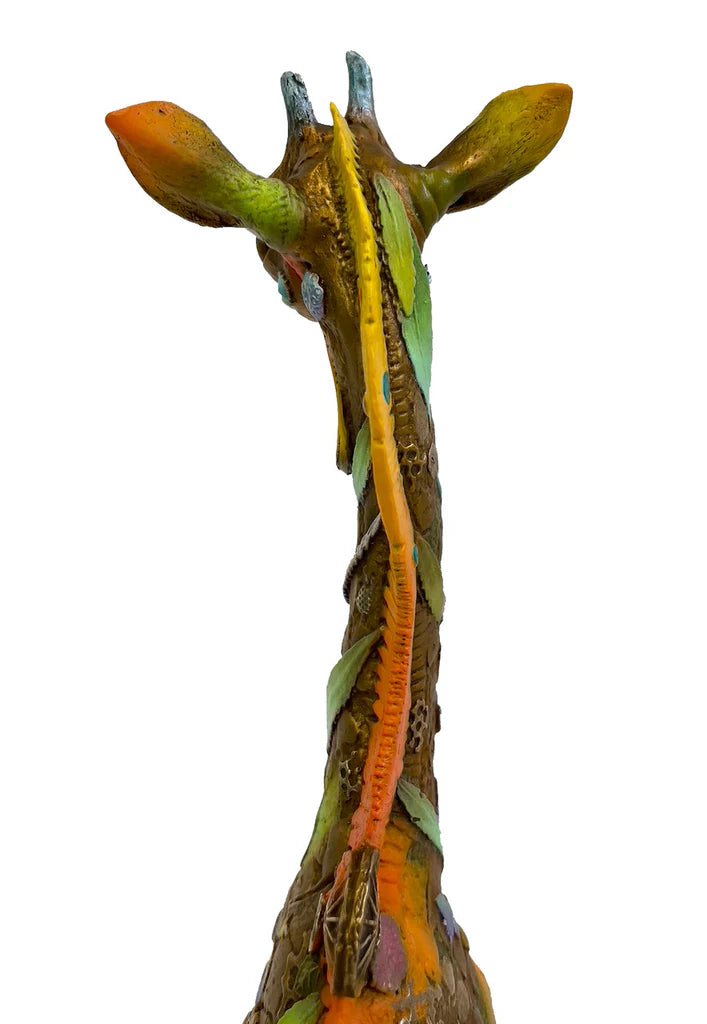 Nano Lopez "Iris Medium" Bronze Giraffe Sculpture