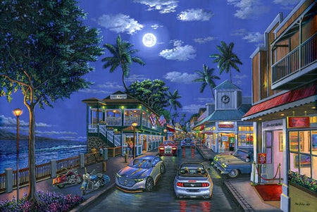 Ben Saber S/N Front Street Night 717 30x45