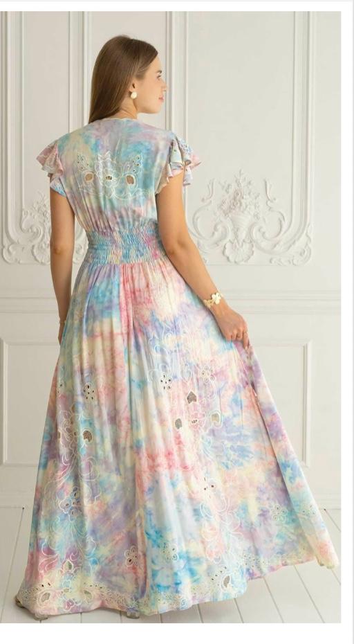 St Barth Maxi Gown by Zaimara Sunset -made in Malta